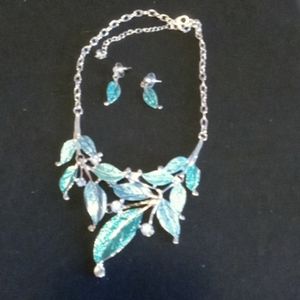 Necklace and earrings